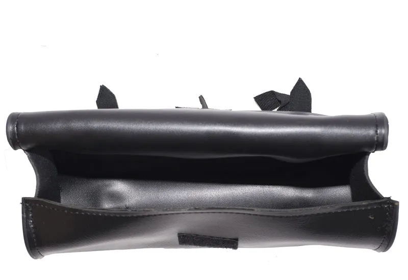 12" PVC Motorcycle Tool Bag With Braid & Concho