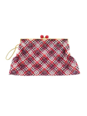 1960s Italian Glass Bead Bag