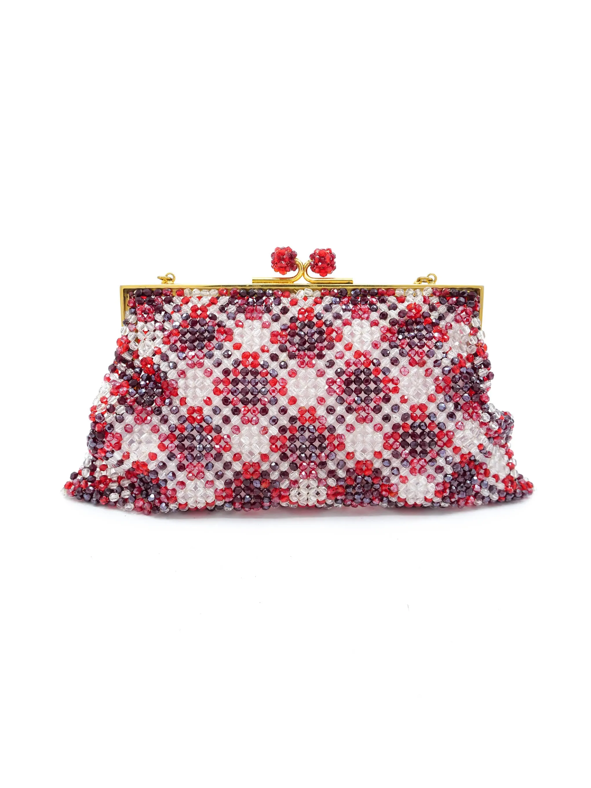 1960s Italian Glass Bead Bag