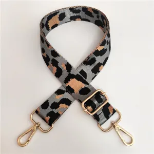 Bag Strap - Grey Leopard