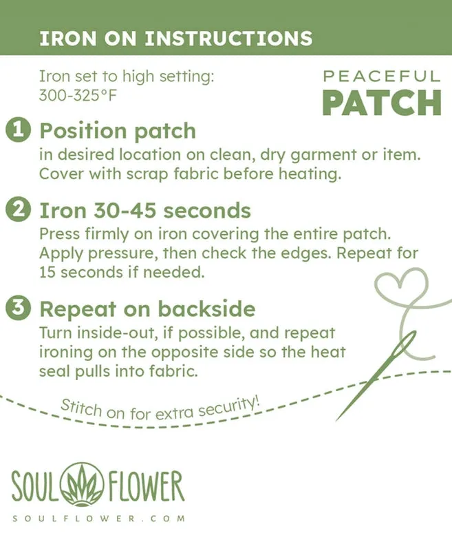 Bee Kind Iron-on Patch