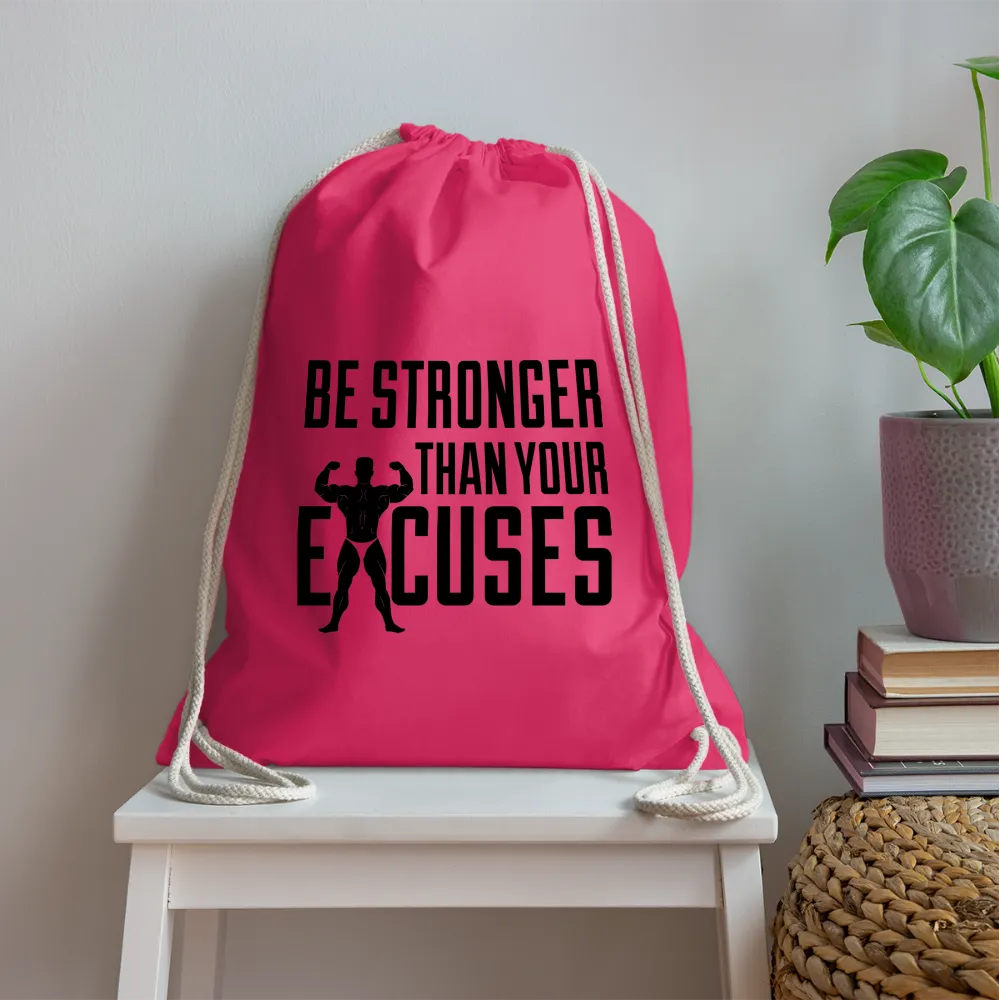 Bee stronger Drawstring Bag