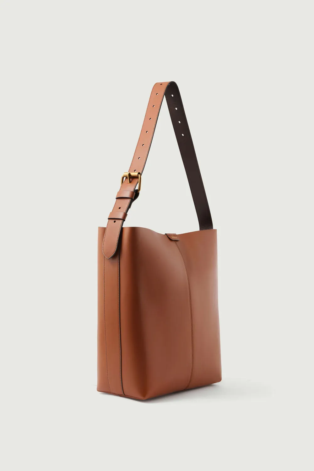 BROWN SAUDADE MINI BAG