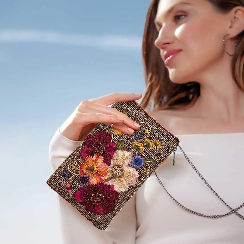 Budding Romance Crossbody Phone Bag by Mary Frances