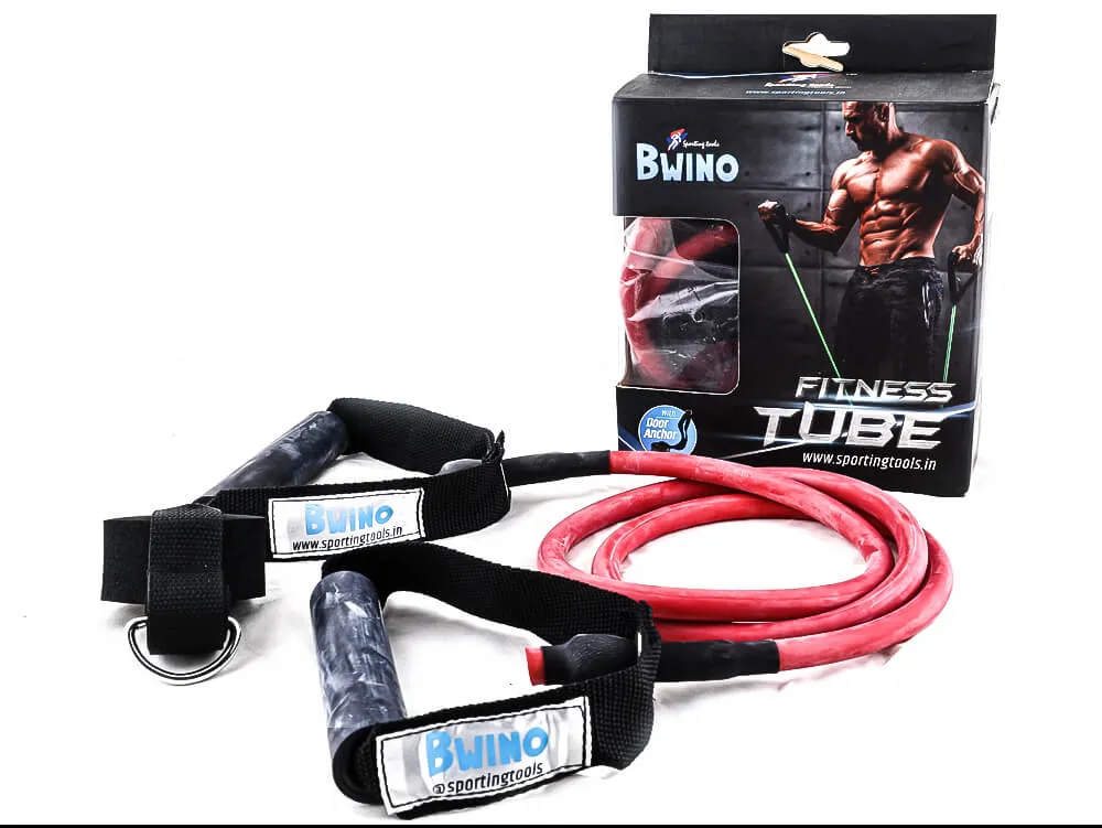 Bwino Resistance Tubing with handle-Red