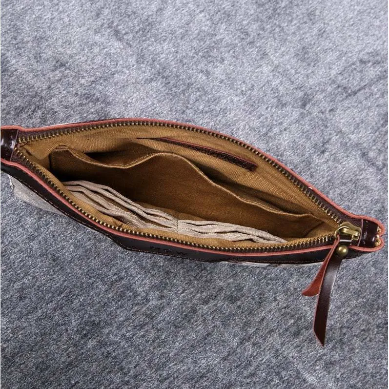 Carpet Clutch & Wristlet Victorian Stripes Cream