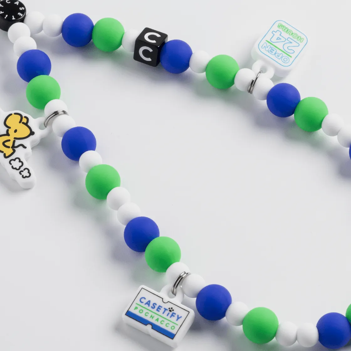Cartoon Beaded Phone Charm