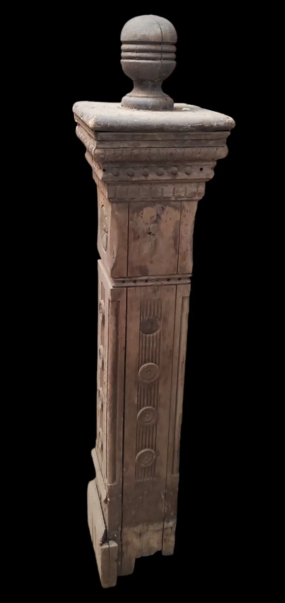 Carved Eastlake Newel Post GAM0281