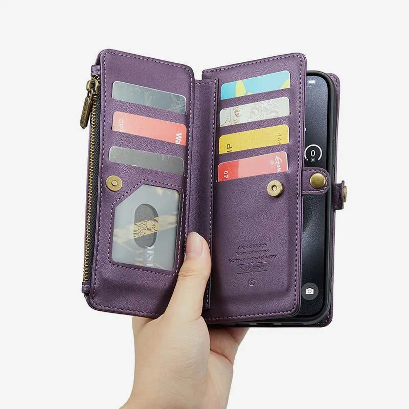 Cellphone Bag Wallet for iPhone RFID Blocking Crossbody Purses Clutch