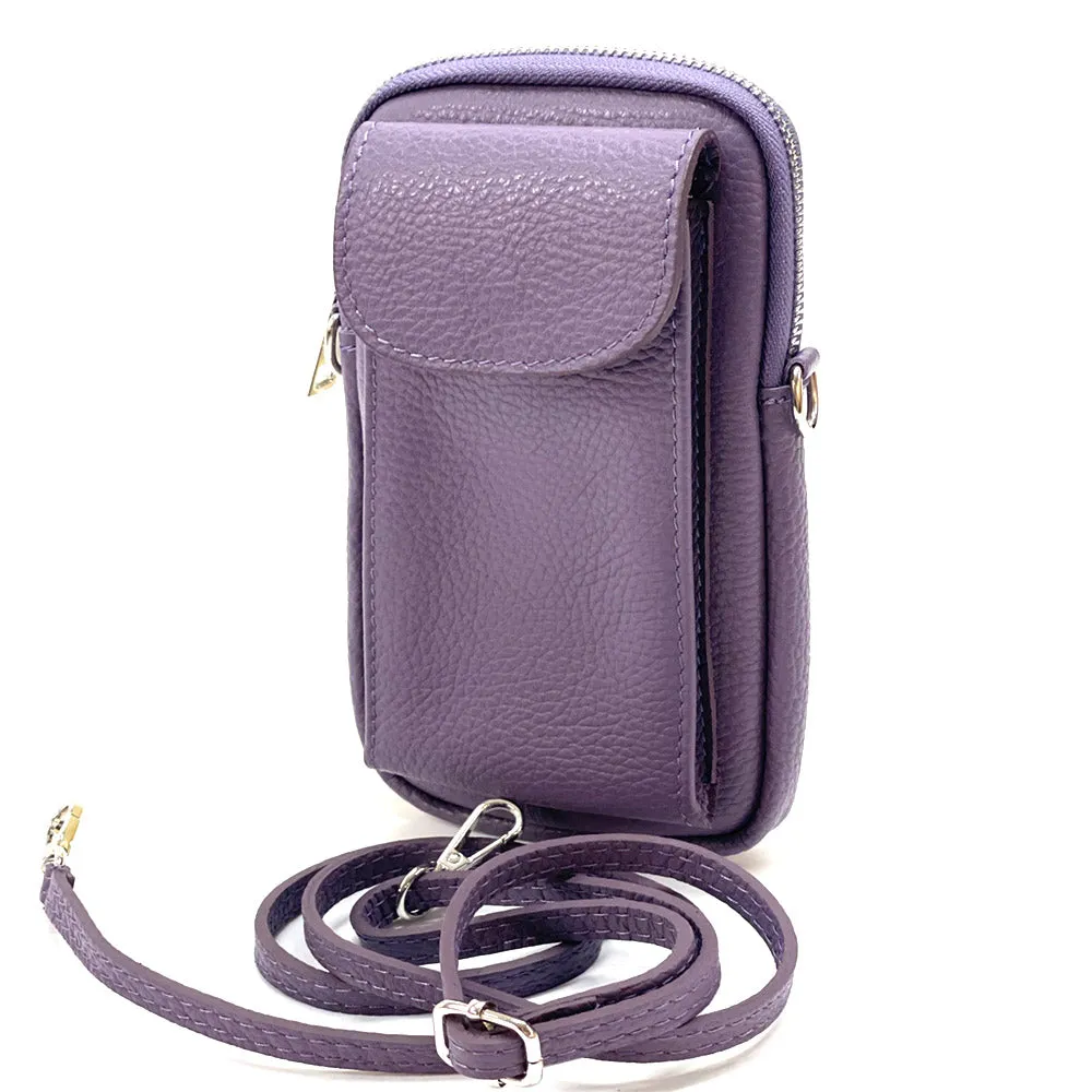 Elettra Leather phone holder