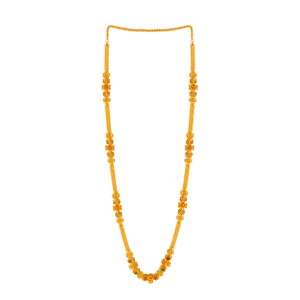 Exquisite 22k Gold Moff Chain With Meenakari Detailing