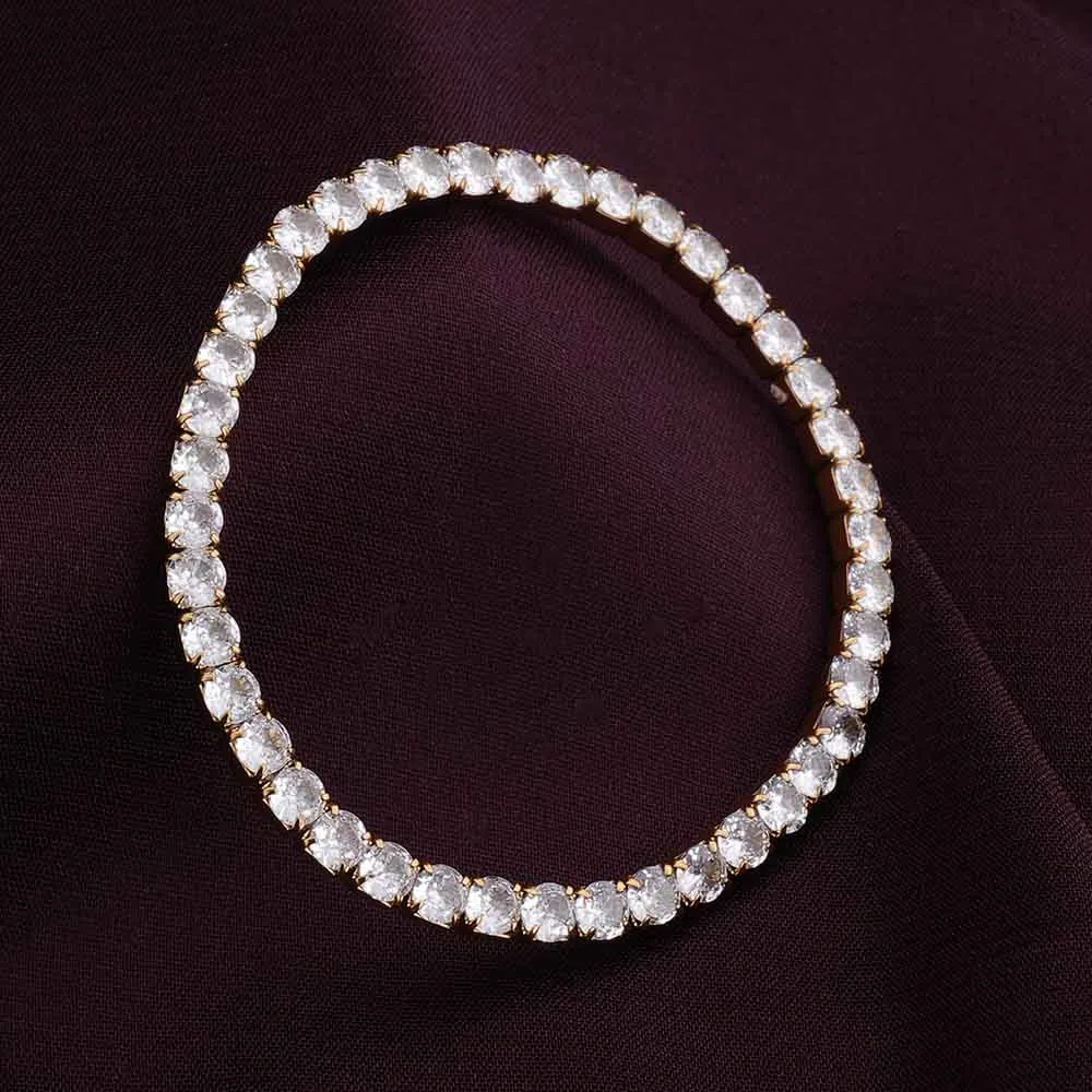 Exquisite Gold Studded Bracelet