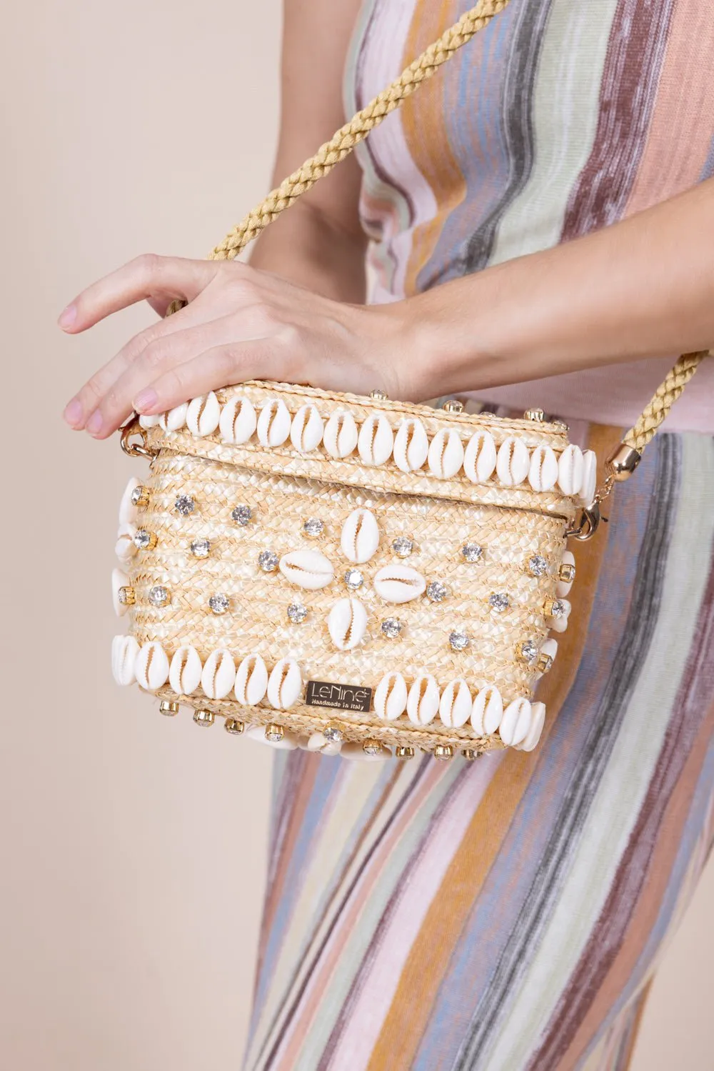 Flowery Crystal Box Bag
