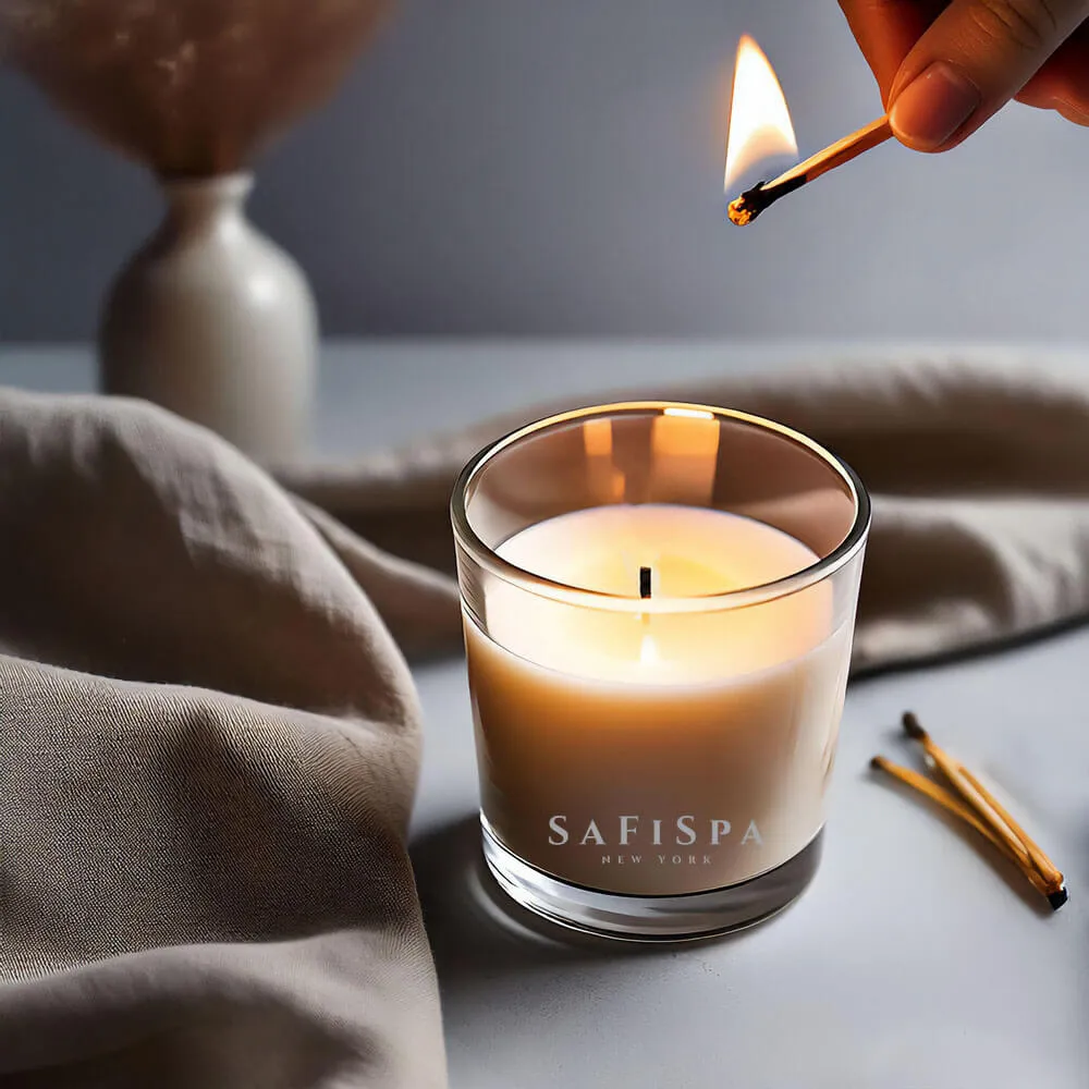 Freesia & Pear Candle | Luxurious Soy Candles - SaFiSpa