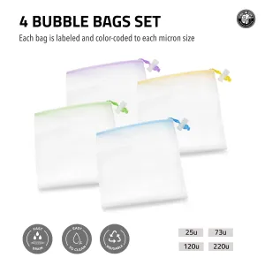 Gutenberg's Bubble Bag Kit | 25µm-73µm-120µm-220µm | 20-Gallon | Set of 4