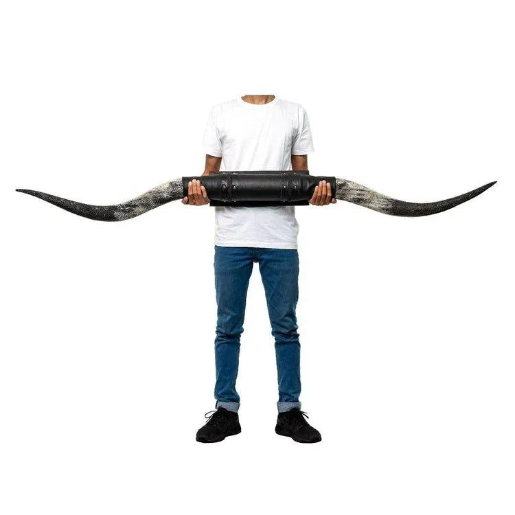 Harley Carved Longhorns Mount