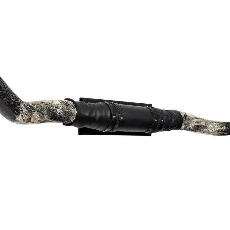 Harley Carved Longhorns Mount