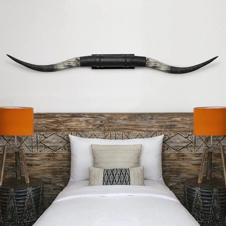 Harley Carved Longhorns Mount