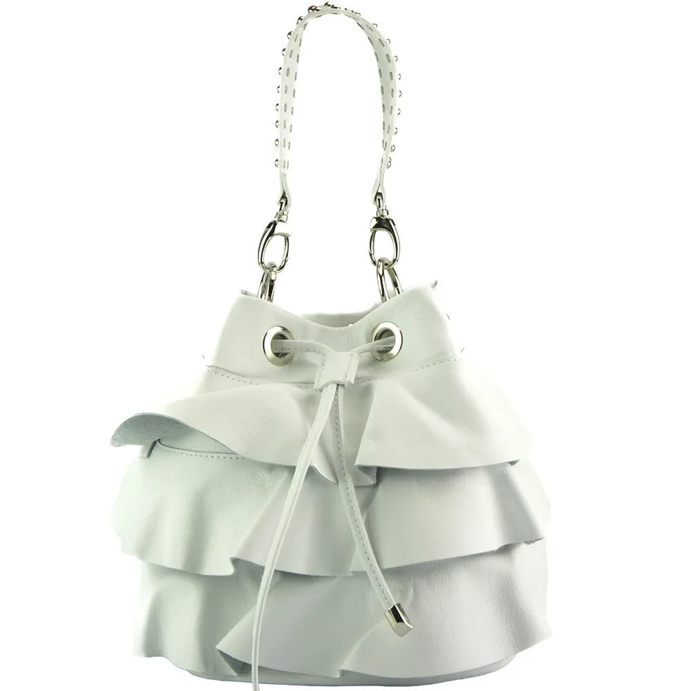 Ileana leather bucket bag