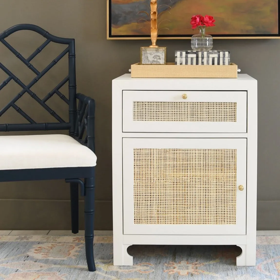 Jardin Sea Blue Arm Chair