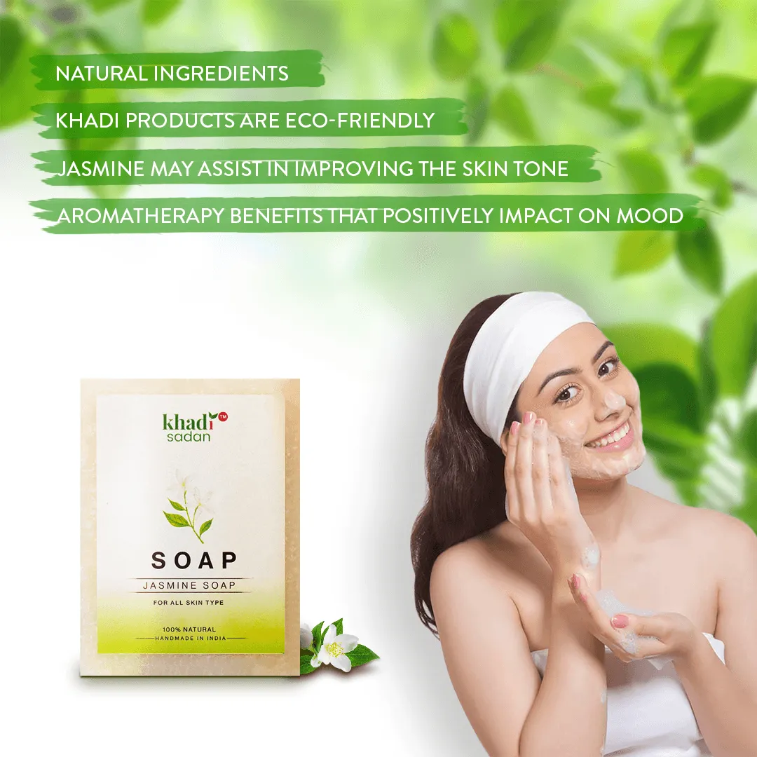 Jasmine Bliss: Luxurious Handmade Soap Bar