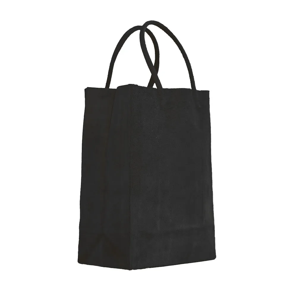 Kraft Carrier in Black Suede