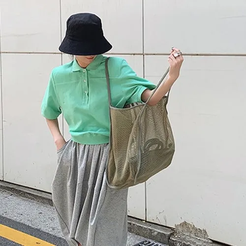 Large Mesh Beach Tote Bags