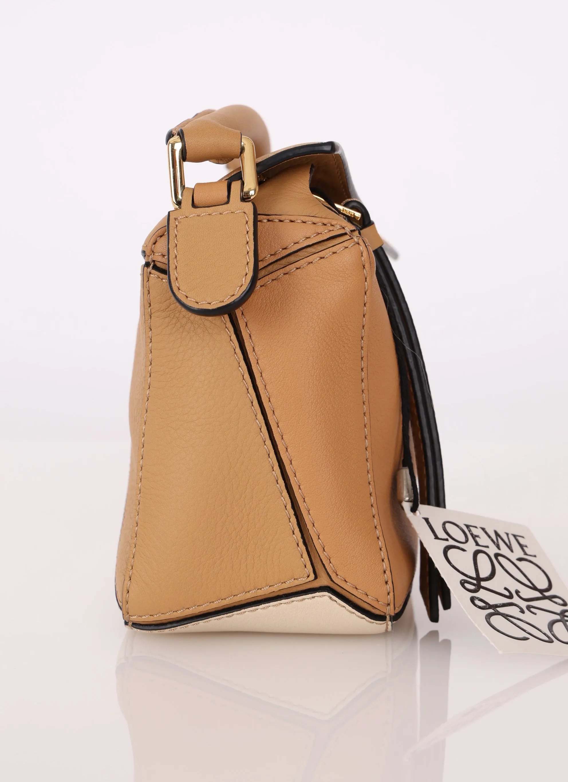 Loewe Leather Tricolor Mini Puzzle
