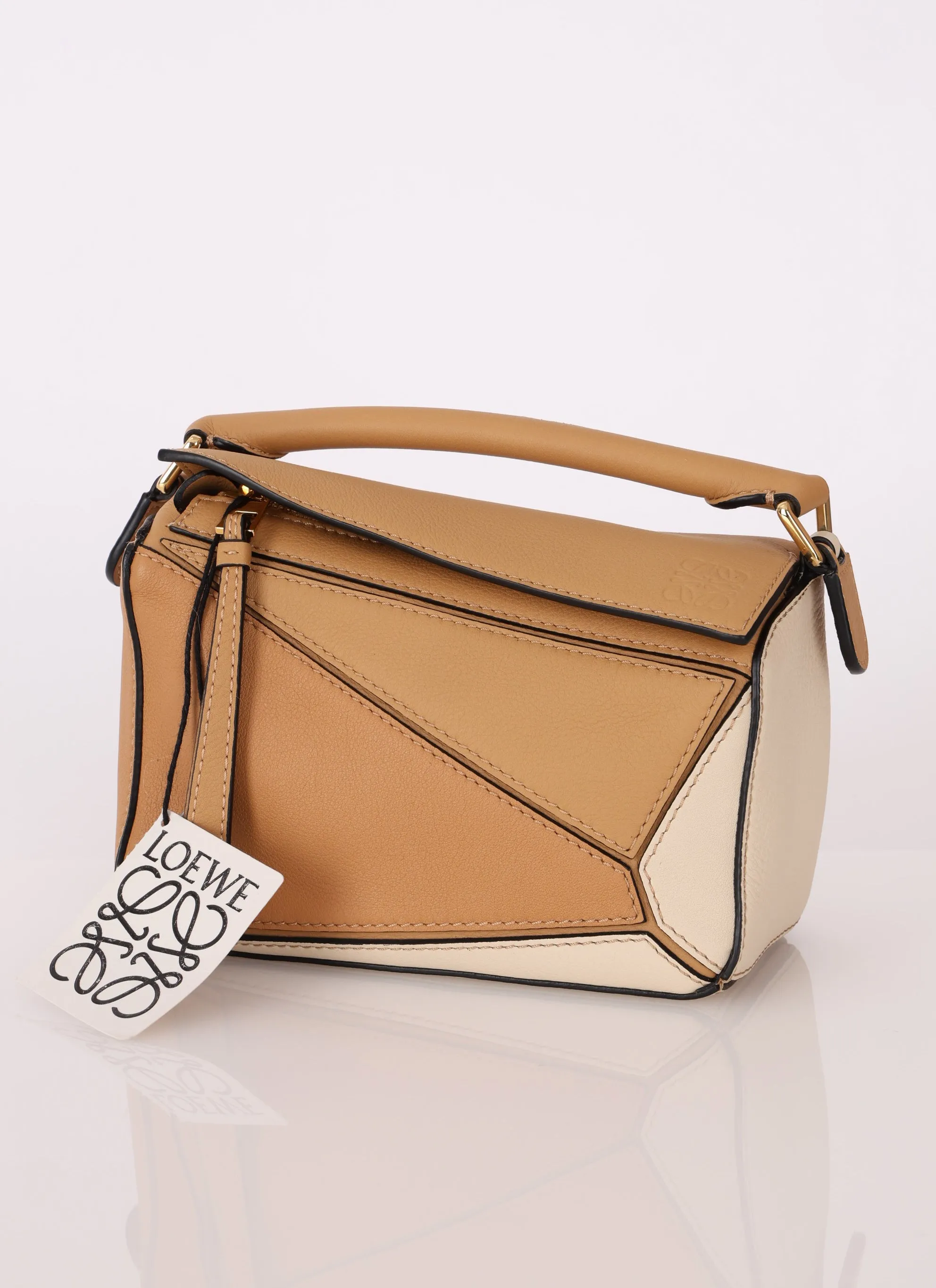 Loewe Leather Tricolor Mini Puzzle