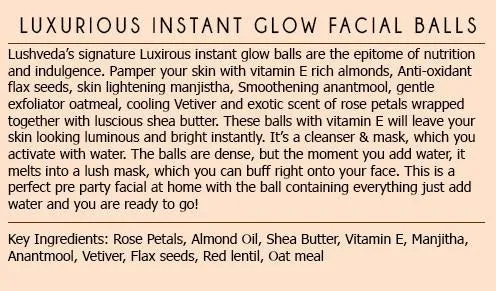 Luxurious Instant Glow Facial Balls
