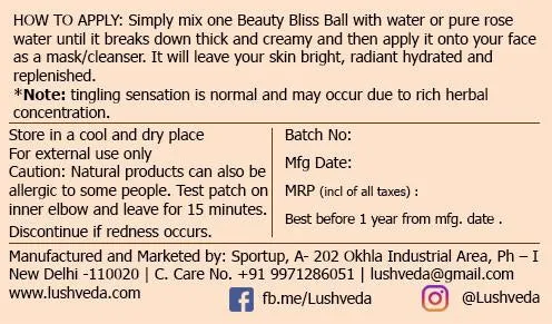 Luxurious Instant Glow Facial Balls