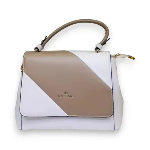 Mai Shang Dual-Tone Top Handle Bag