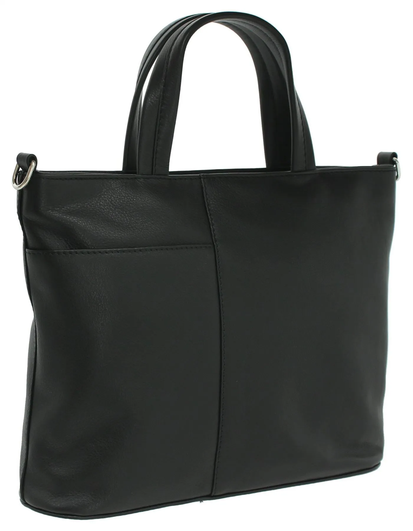 Mala Leather Sienna Collection Grab Bag with Detachable Shoulder Strap 7234_52