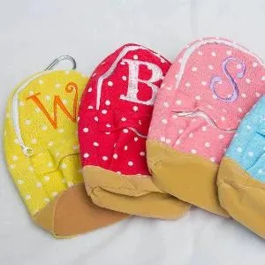 Mini Polka Dot Backpack Bag with Clip