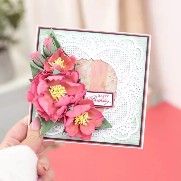 Nature's Garden Vintage Rose Metal Die Exquisite Lace