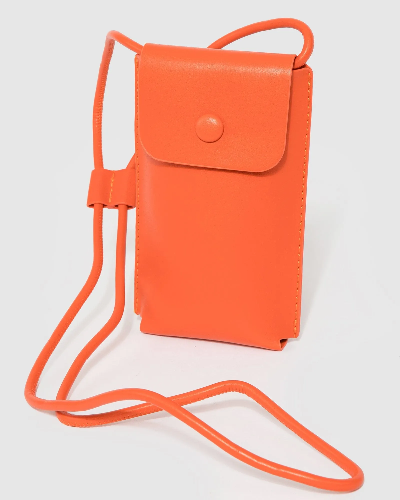Orange Layla Phone Crossbody Bag