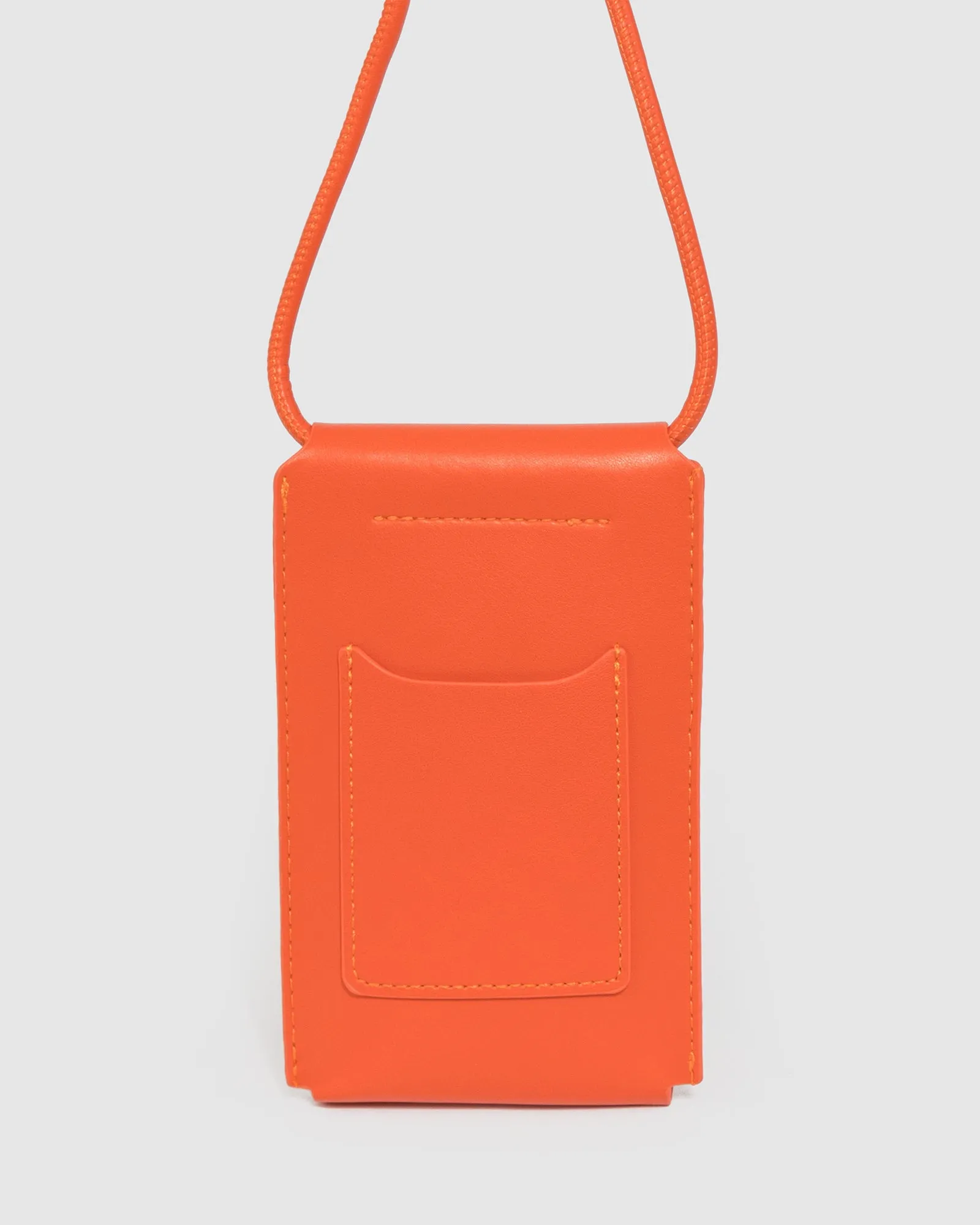Orange Layla Phone Crossbody Bag