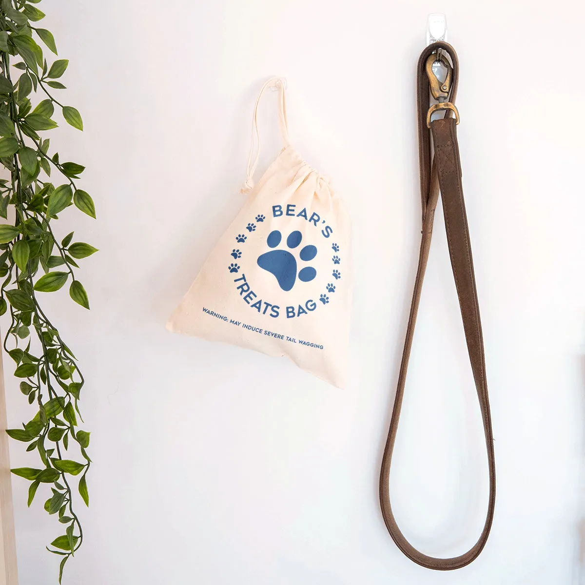 Personalised Pet Treat Canvas Bag