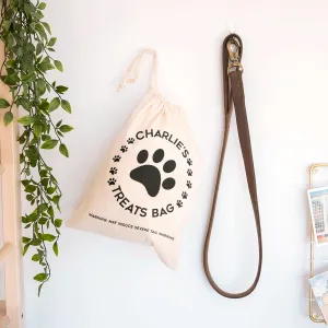 Personalised Pet Treat Canvas Bag