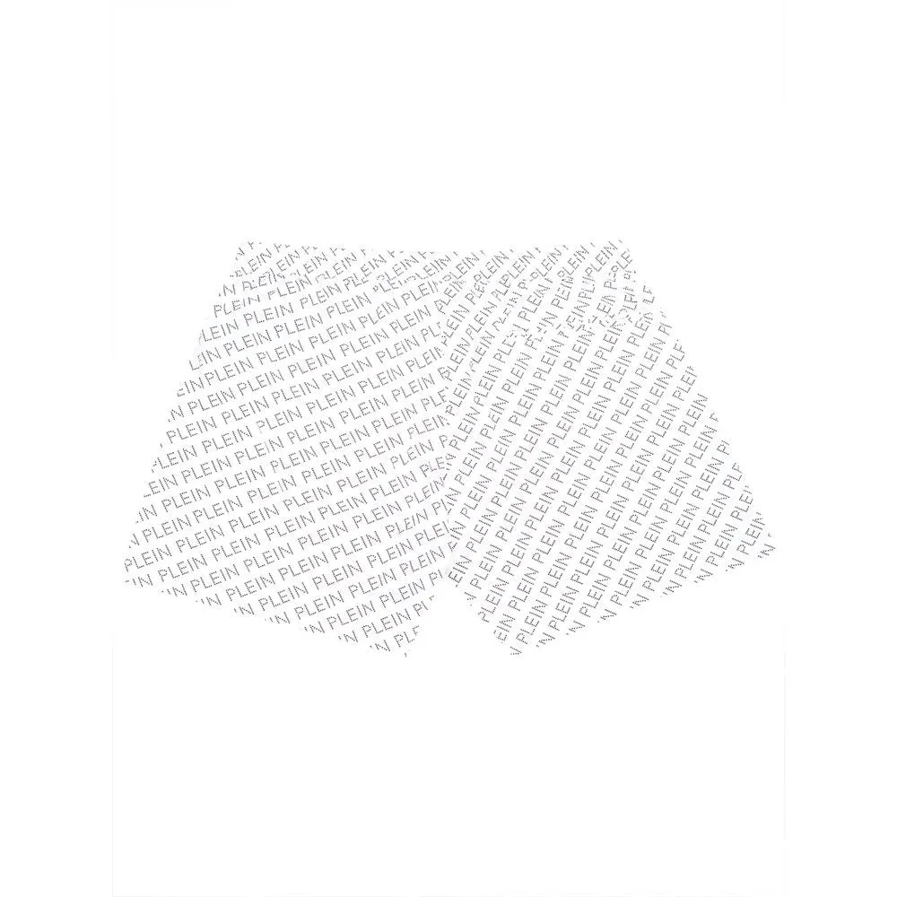 Philipp Plein Exquisite White Polyester Swimwear for Men