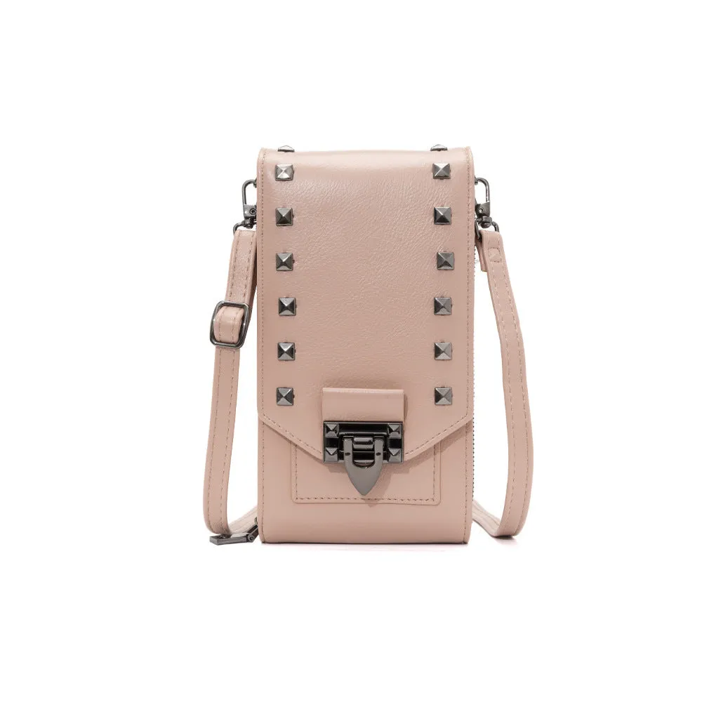 Rivet Design Crossbody Phone Bag