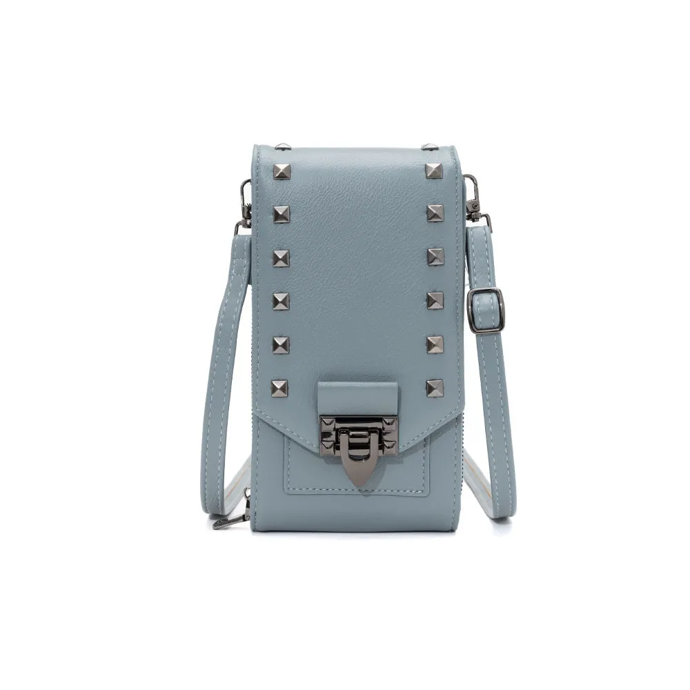 Rivet Design Crossbody Phone Bag