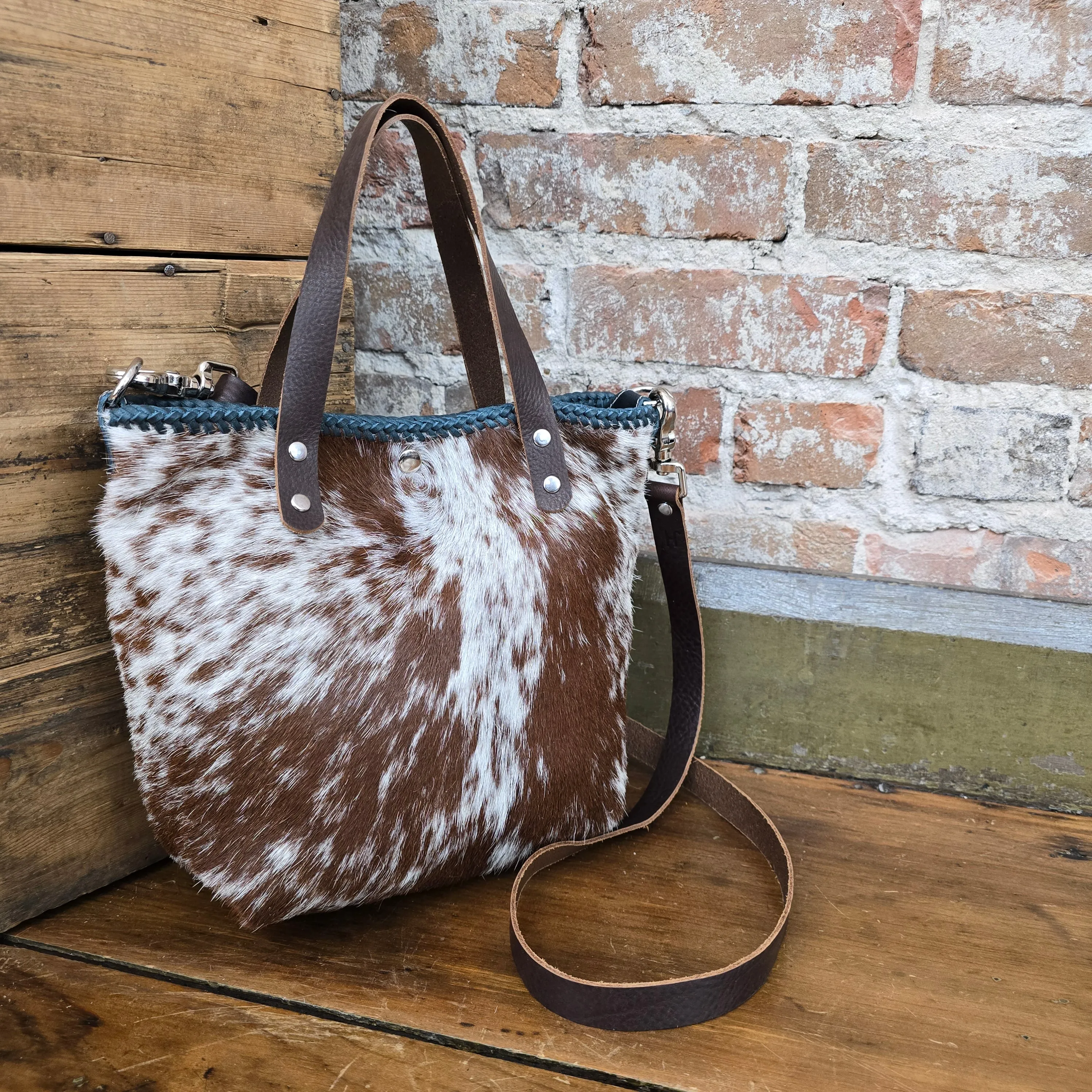 Shorty Tote (Dark Teal) JH07317