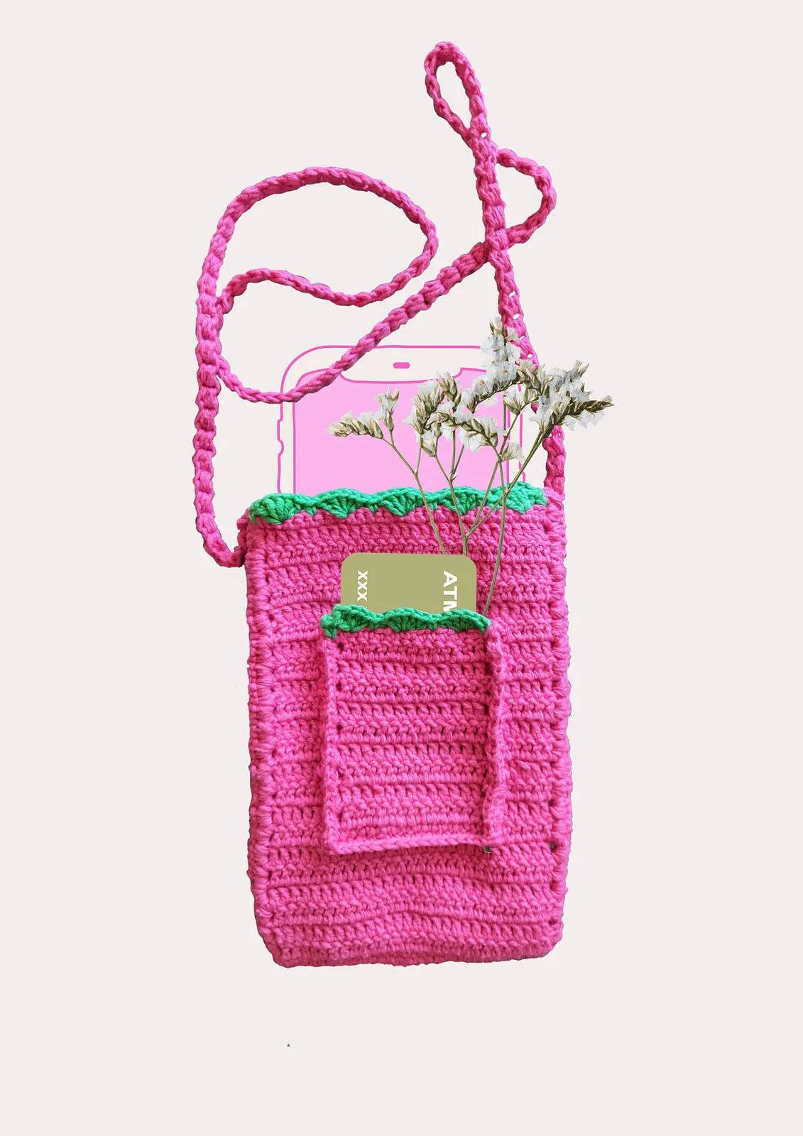 Strawberry Fields Phone Bag Kit