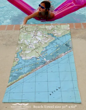 Surf City, NC Quick Dry Towel