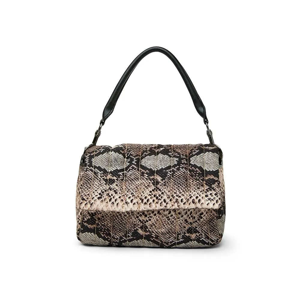 Think Royln Bar Bag- Natural Python