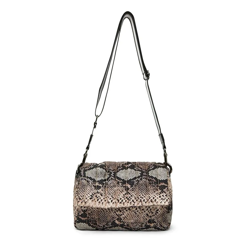 Think Royln Bar Bag- Natural Python