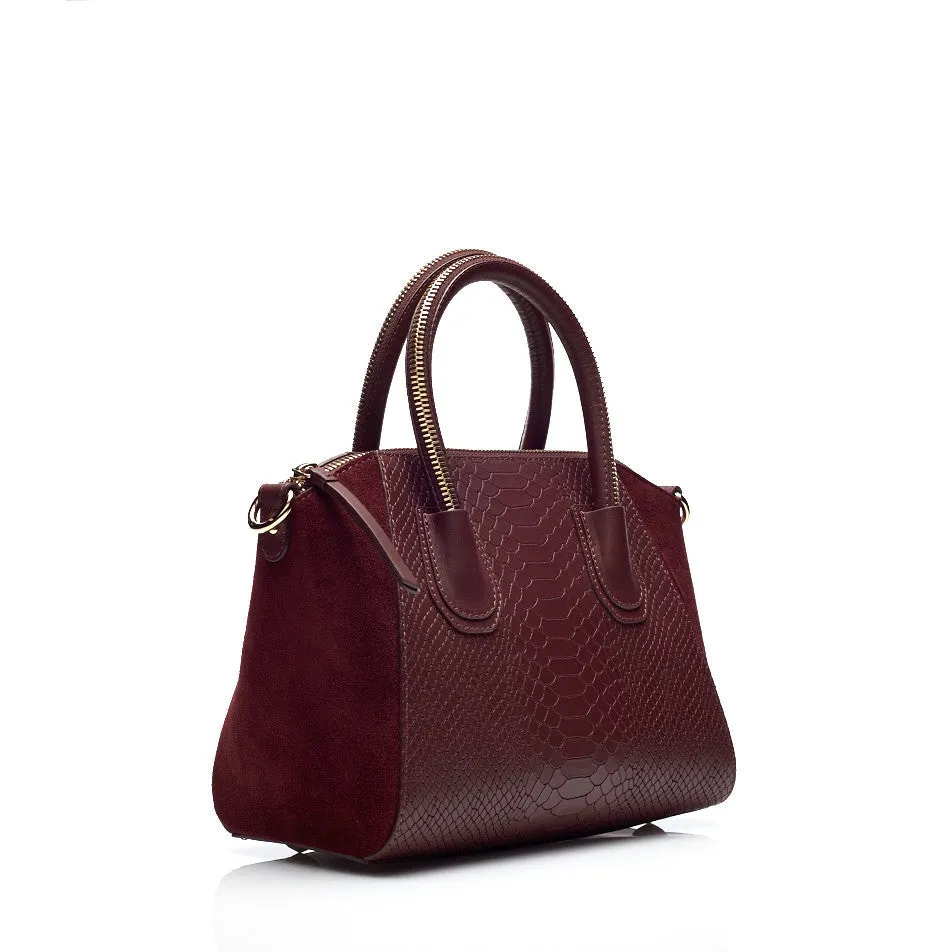 Viper bordeaux gold bag