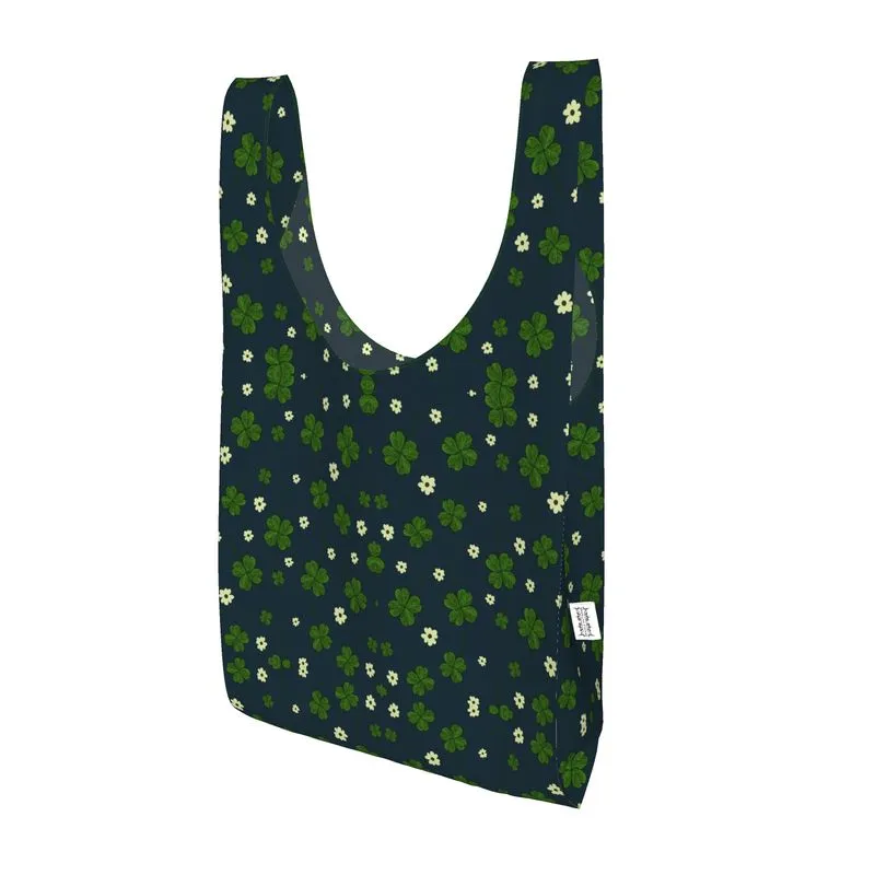 Waterproof Shopping Bag. Four Leaf Clover