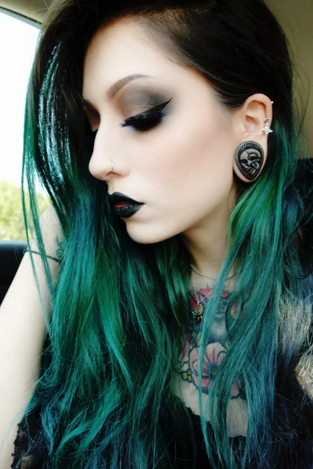 Wood Reaper TearDrop Plugs for Stretched Ears (Pair) - PA79